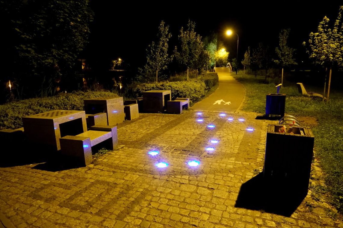 Gwiazdozbiór w parku Nad Stawami znów świeci