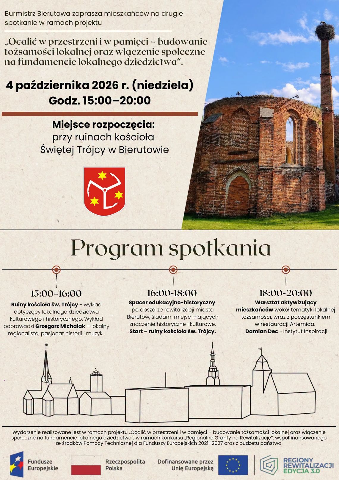 Historia i dziedzictwo Bierutowa tematem październikowego spotkania Historia i dziedzictwo Bierutowa tematem październikowego spotkania