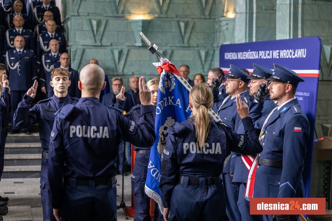 Ich troje w oleśnickiej policji Ich troje w oleśnickiej policji