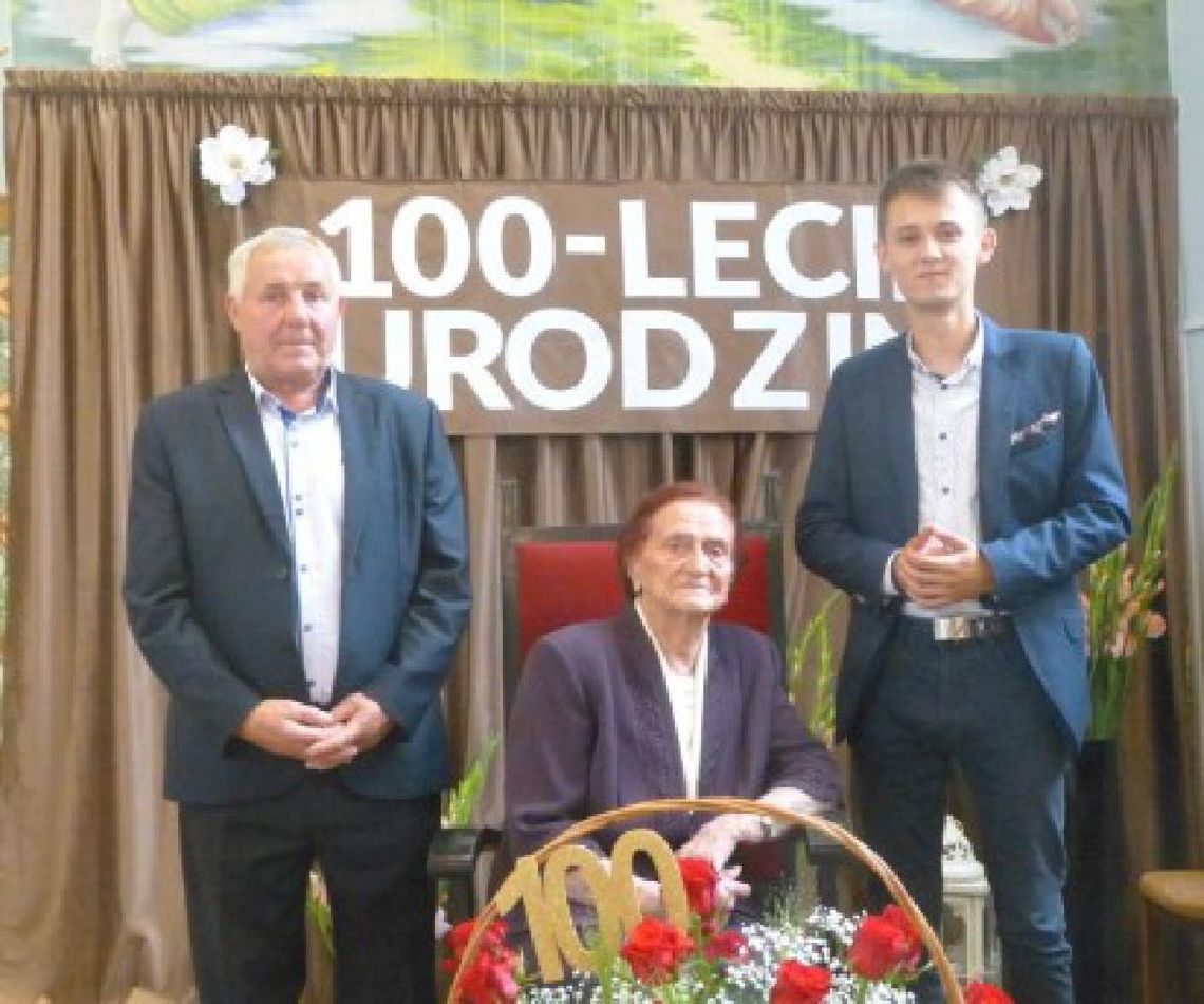 Janina Śliwka z Siekierowic w gminie Dobroszyce skończyła 100 lat