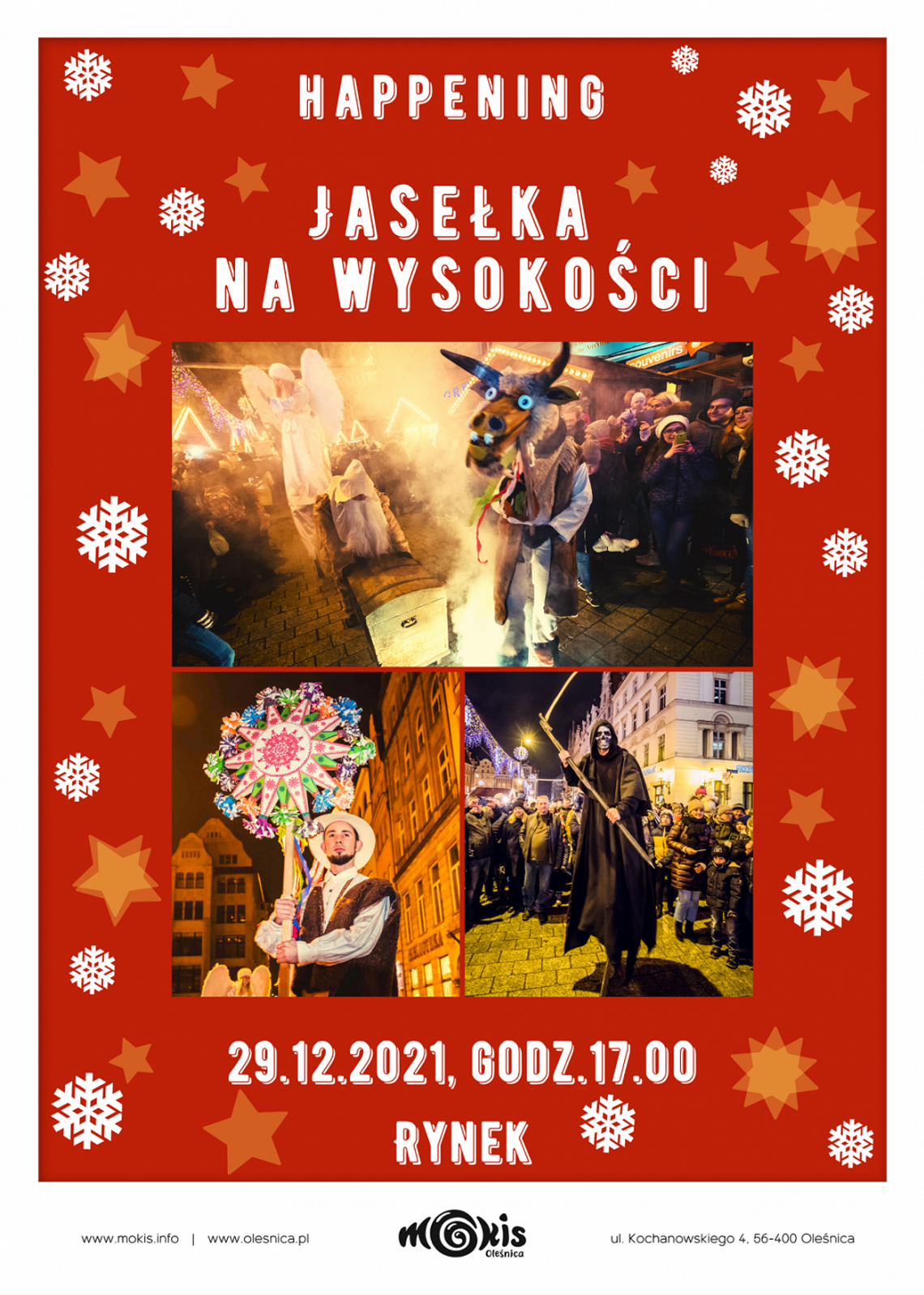 ,,Jasełka na wysokości" - happening w oleśnickim Rynku 