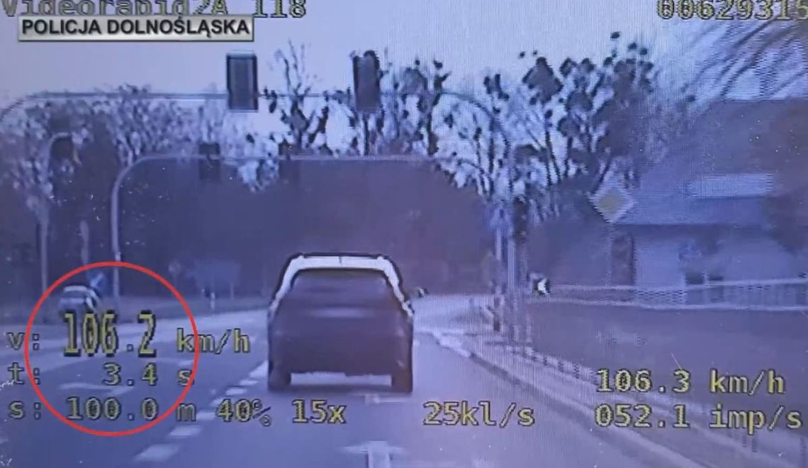 Jechał lexusem o 56 kilometrów za szybko. Kosztowało go to 1500 złotych