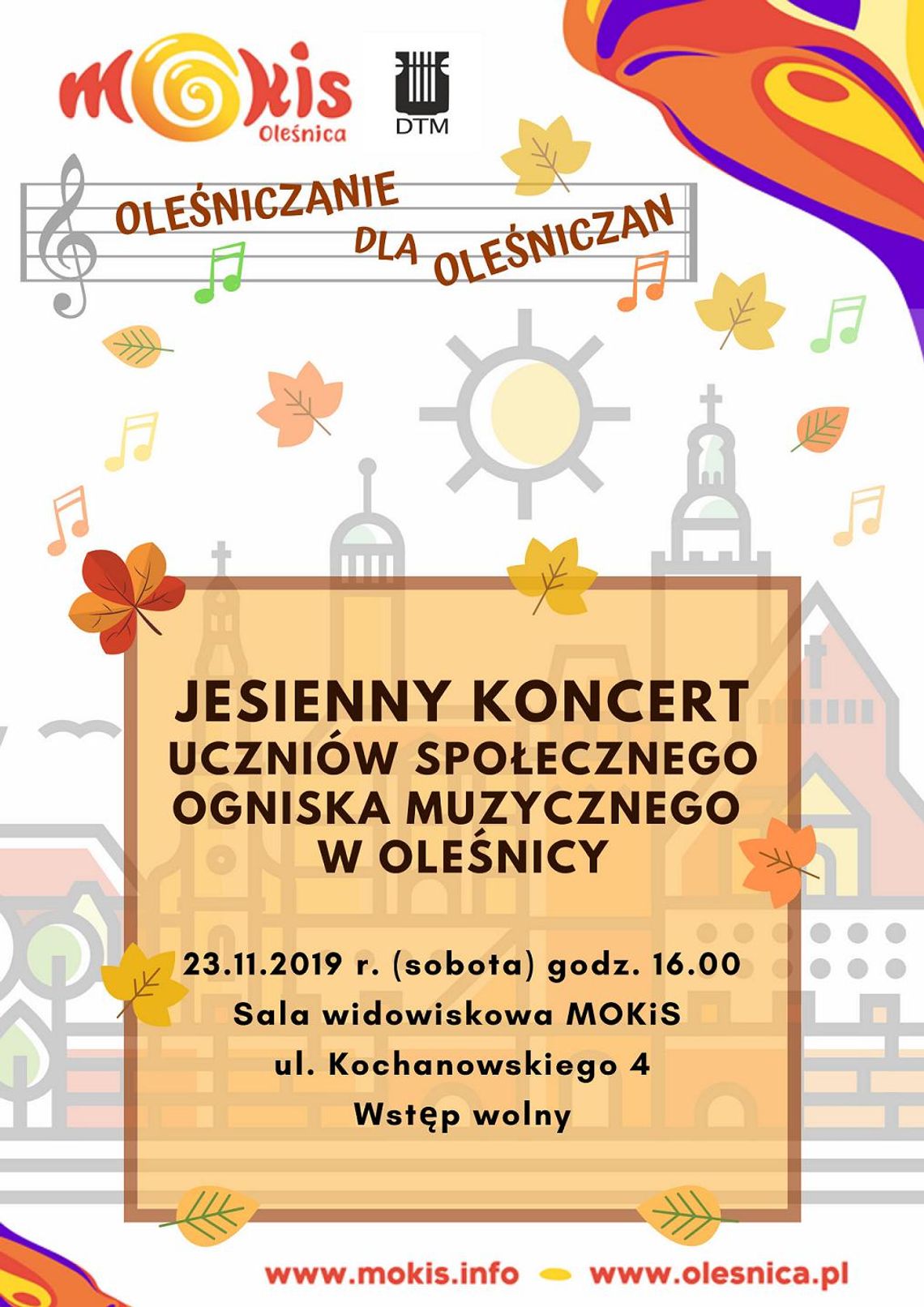 Jesienna sonata w Oleśnicy