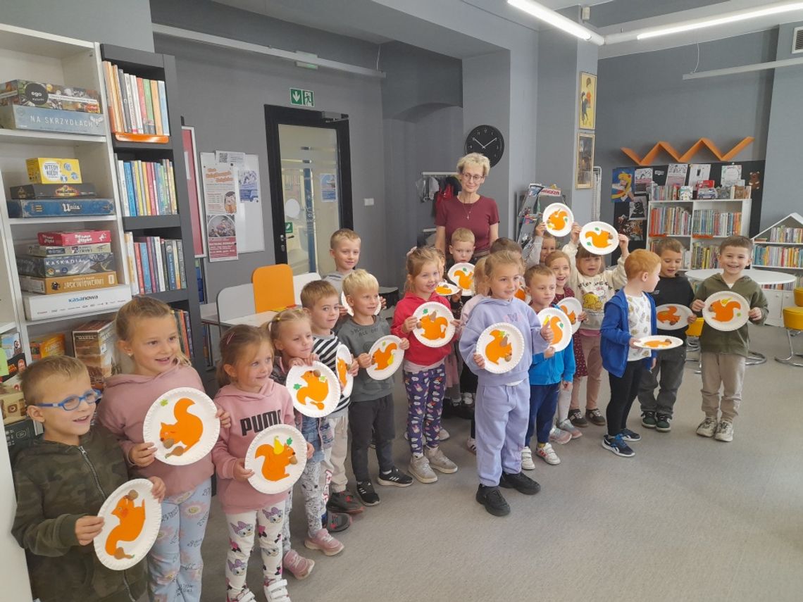Jesienne zajęcia biblioteczne dla Przedszkola nr 6