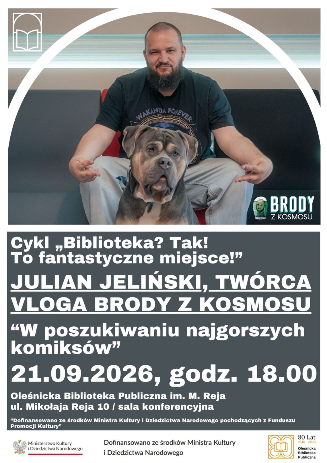 Julian Jeliński opowie w Oleśnicy o najgorszych komiksach Julian Jeliński opowie w Oleśnicy o najgorszych komiksach