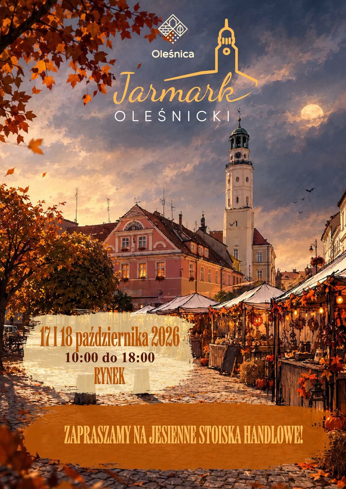 Już za tydzień wielki jesienny Jarmark Oleśnicki Już za tydzień wielki jesienny Jarmark Oleśnicki
