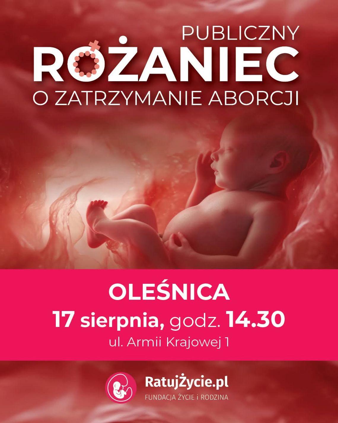 Kaja Godek zaprasza pod szpital w Oleśnicy