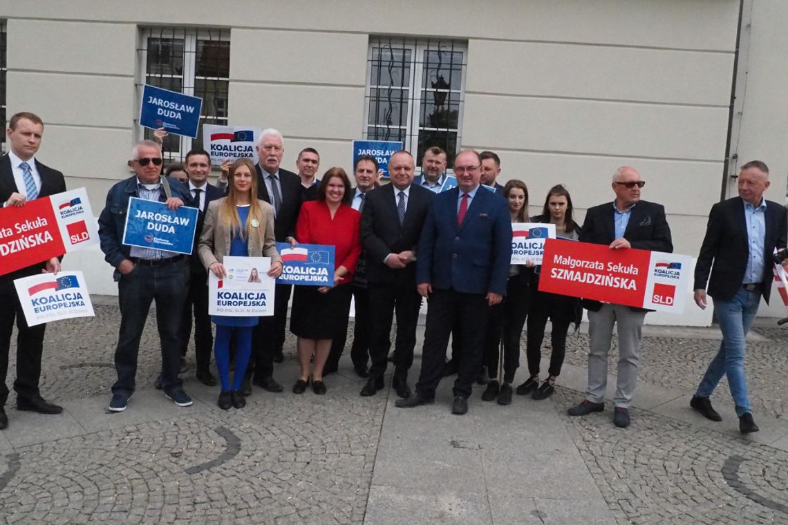 Kandydaci Koalicji Europejskiej zaprezentowali się w Oleśnicy /WIDEO, ZDJĘCIA/