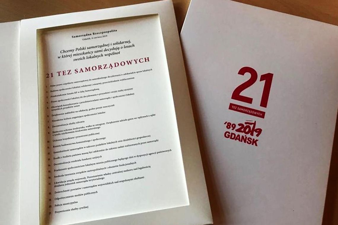 Karnowski, Sutryk, Bronś, Bloński poprą w Oleśnicy 21 tez samorządowych