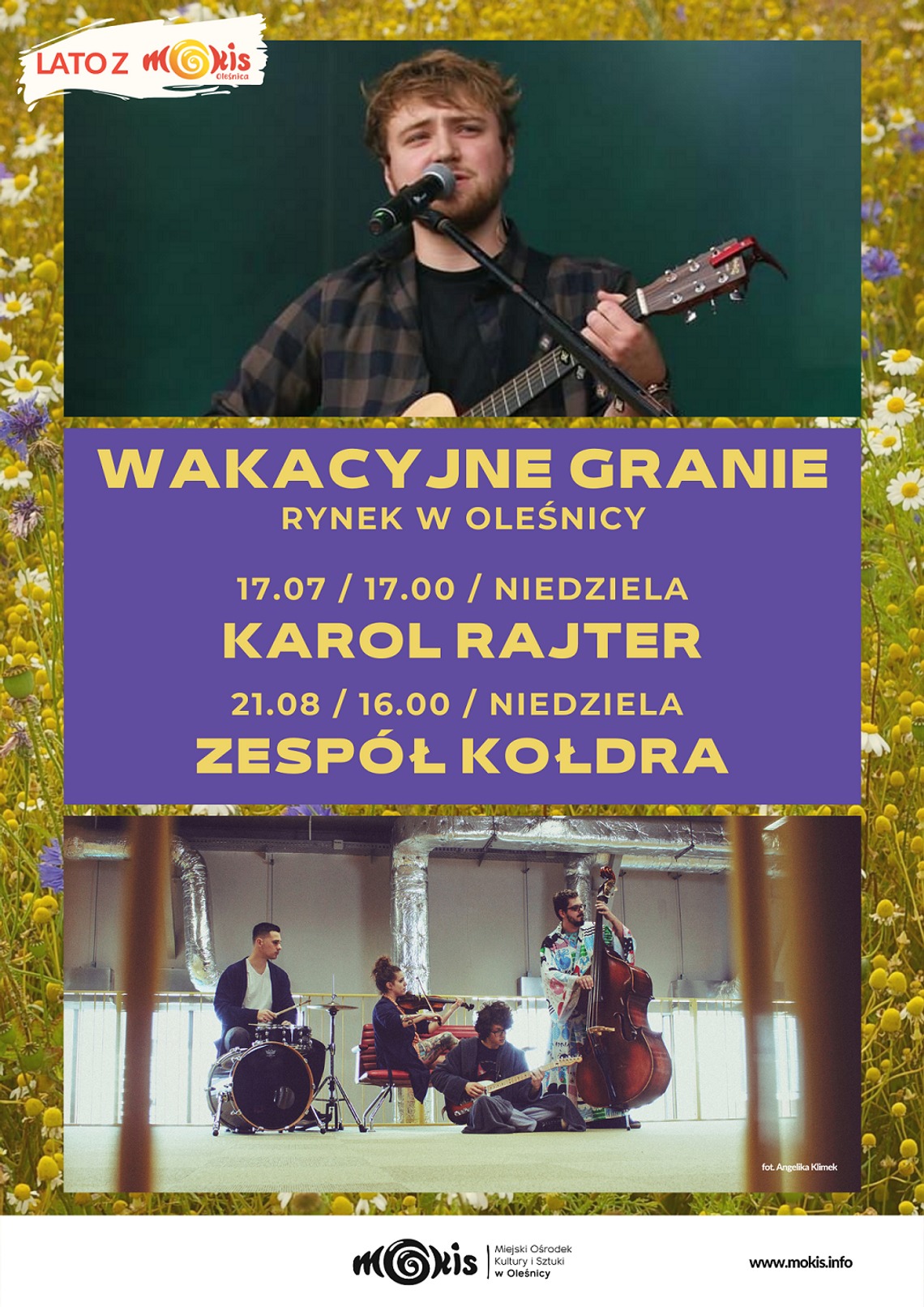 Karol Rajter, czyli wakacyjne granie w Oleśnicy