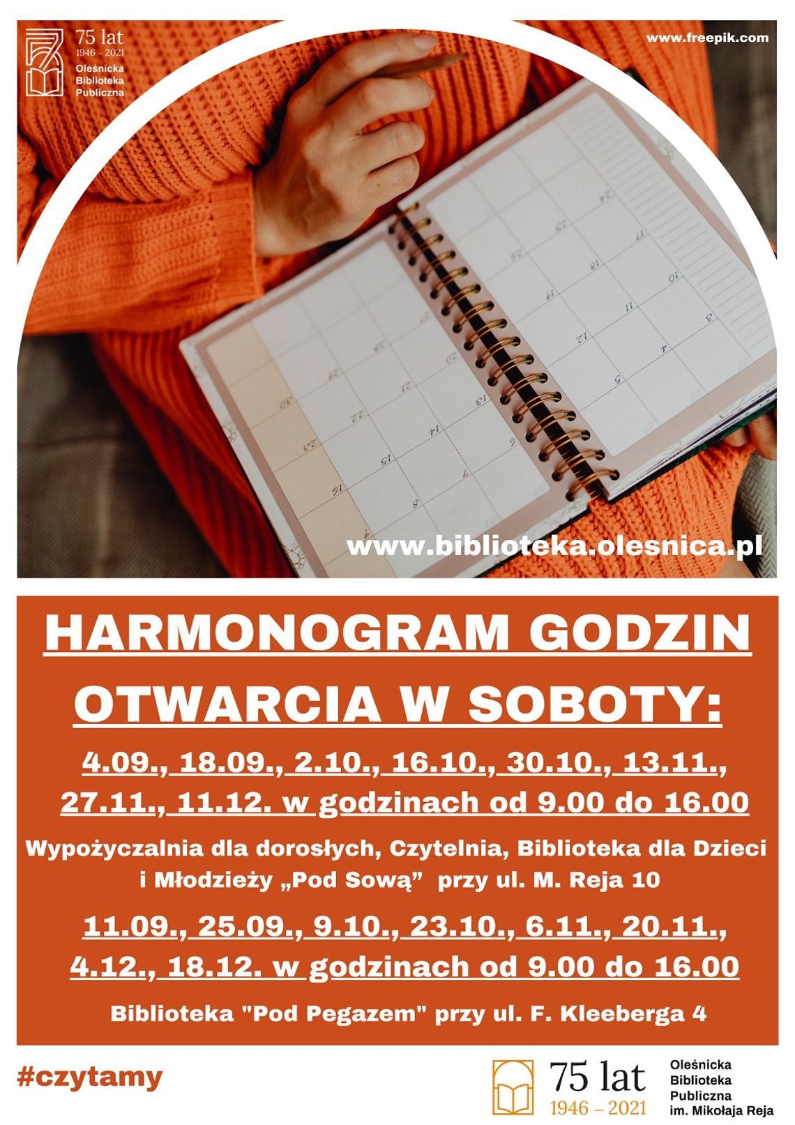 Kiedy do bibliotek w Oleśnicy od września?