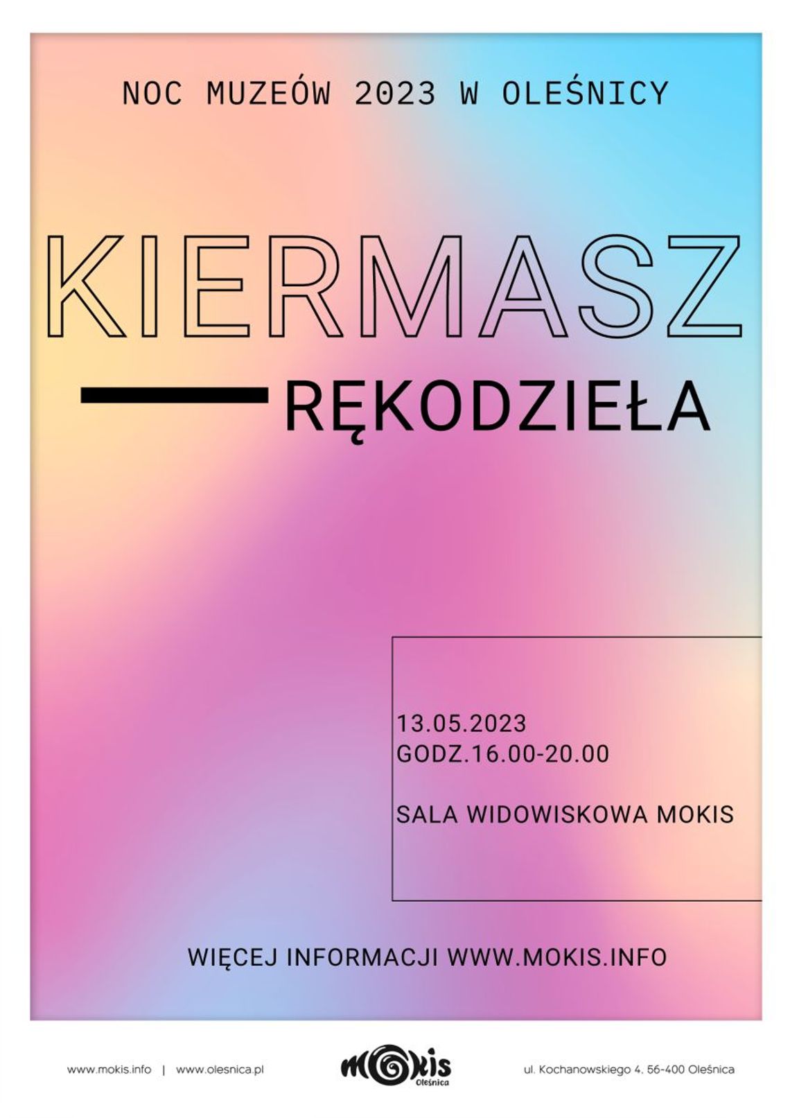 Kiermasz Rękodzieła - Noc Muzeów 2023