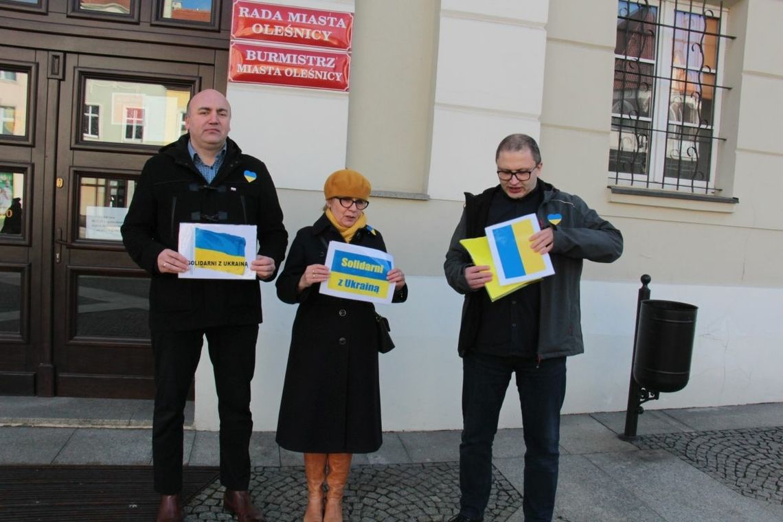 Koalicja Obywatelska i Oleśnica Razem o wojnie na Ukrainie