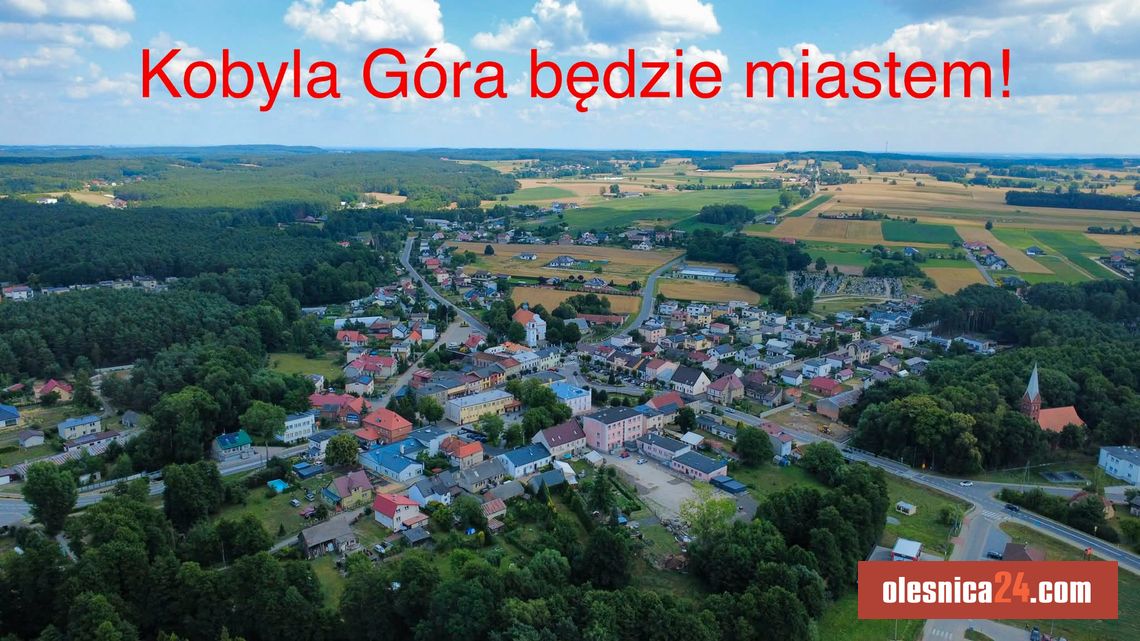 Kobyla Góra znów zostanie miastem! Po ponad 230 latach wraca na mapę Polski Kobyla Góra znów zostanie miastem! Po ponad 230 latach wraca na mapę Polski