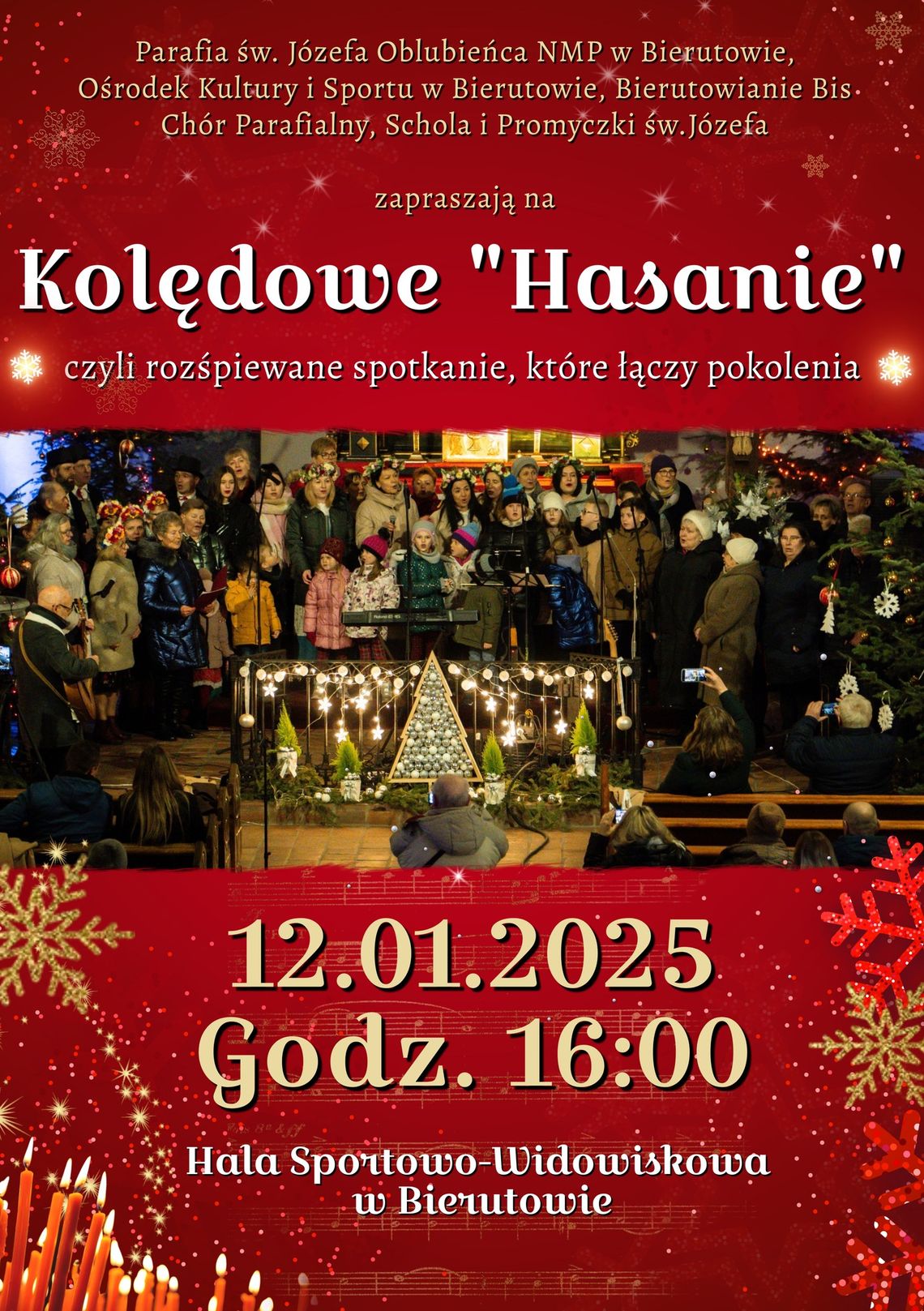 Kolędowe "Hasanie" w Bierutowie