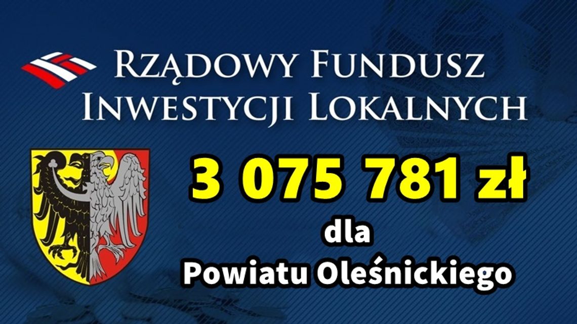 Kolejne wsparcie od rządu. Aż 800 000 zł na powiatową inwestycję