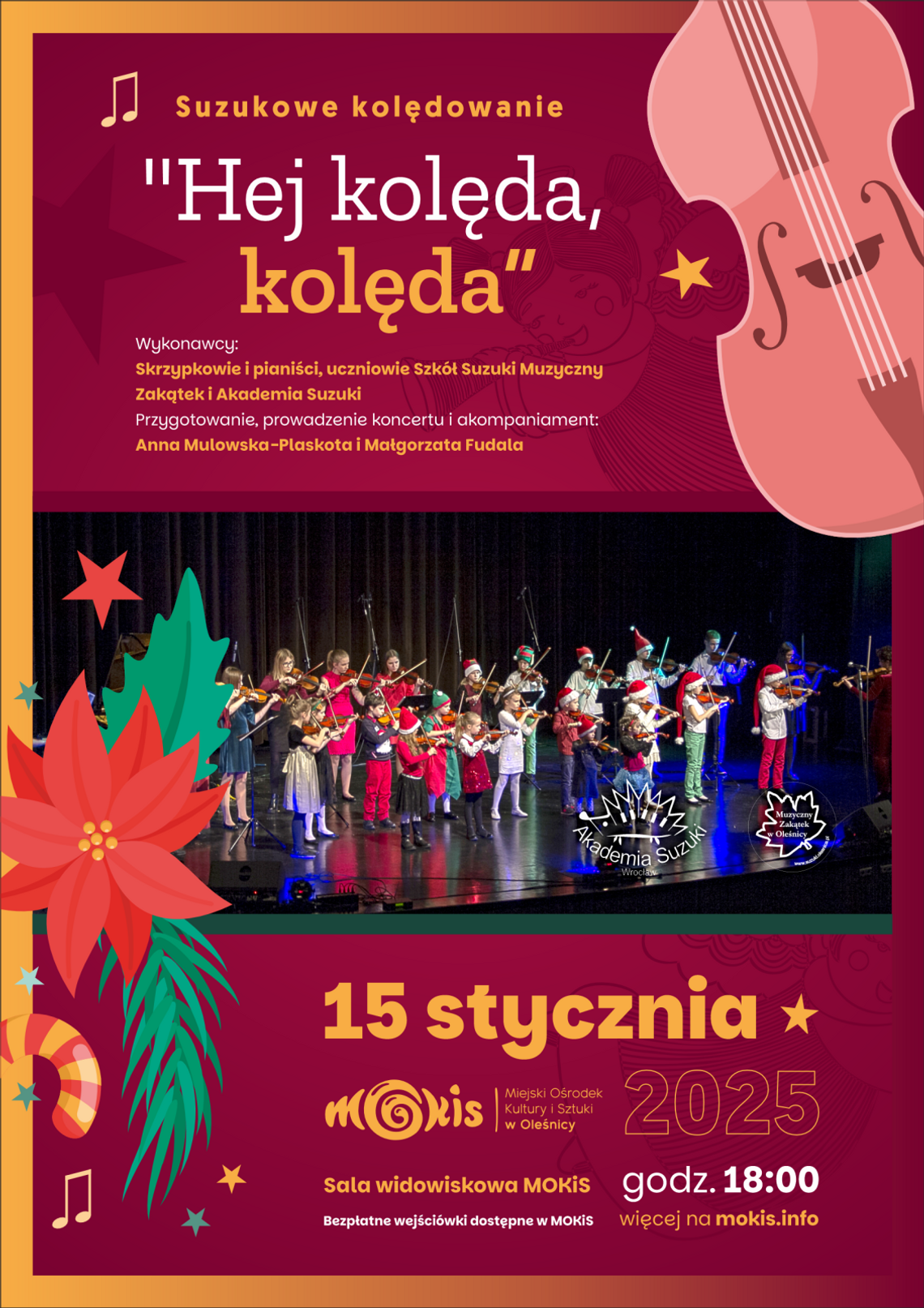 Koncert "Hej kolęda, kolęda" - Suzukowe kolędowanie