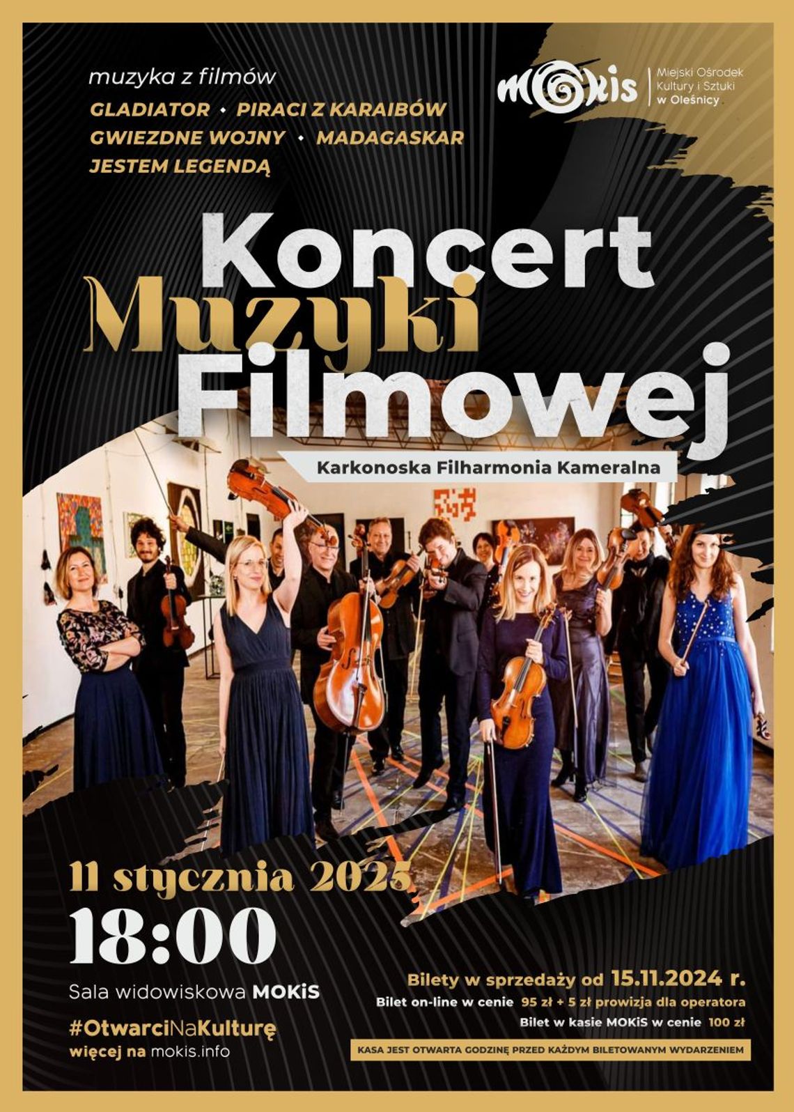 MOKiS zaprasza na Koncert Muzyki Filmowej