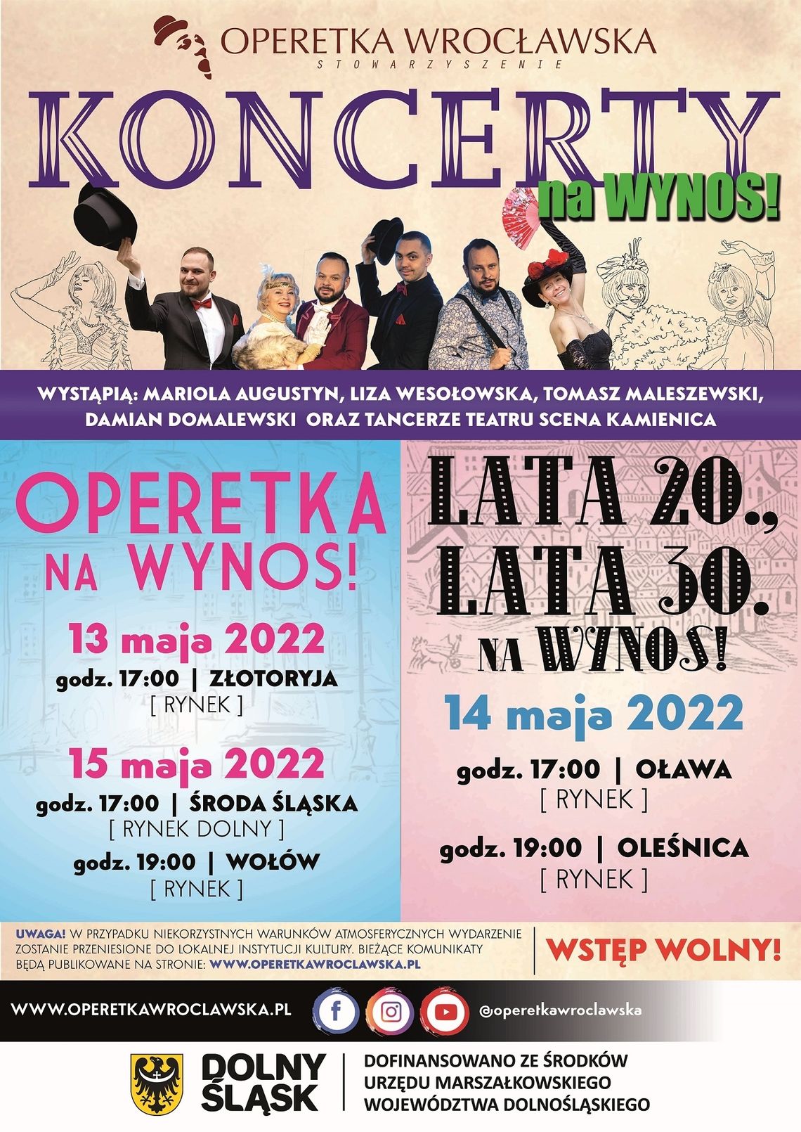 Koncert operetkowy "Lata 20., lata 30. na wynos!"