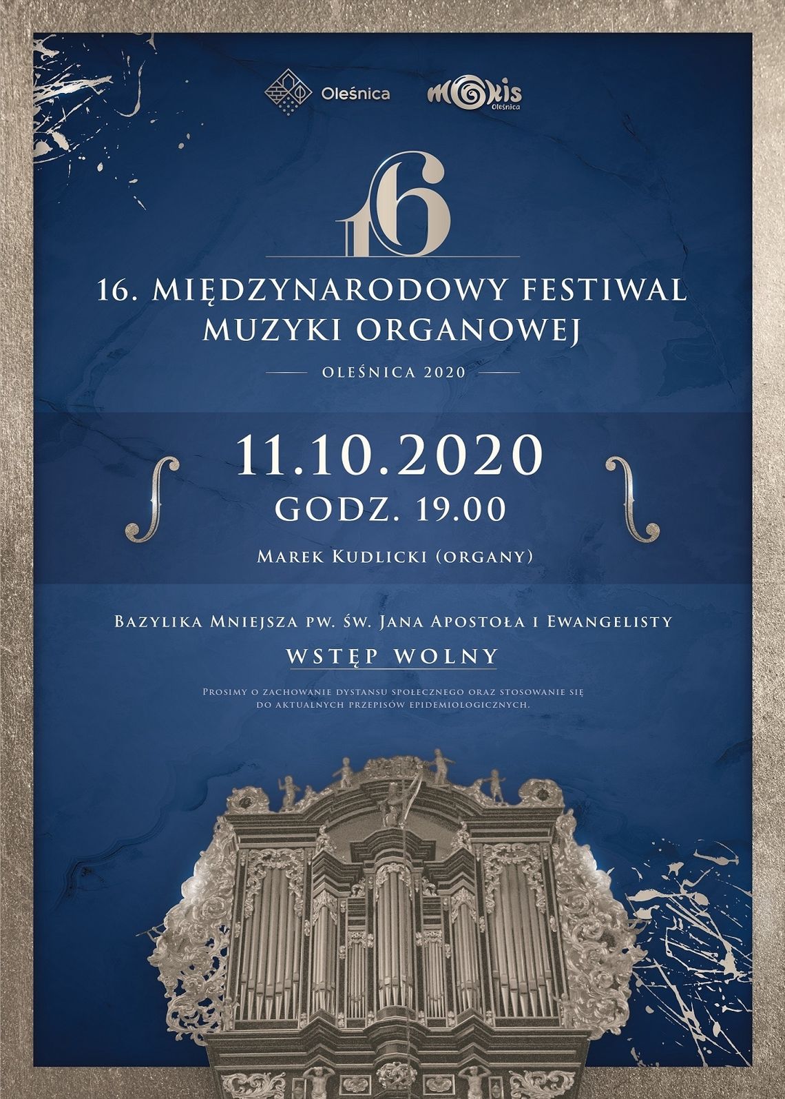 Koncert organowy w bazylice w Oleśnicy
