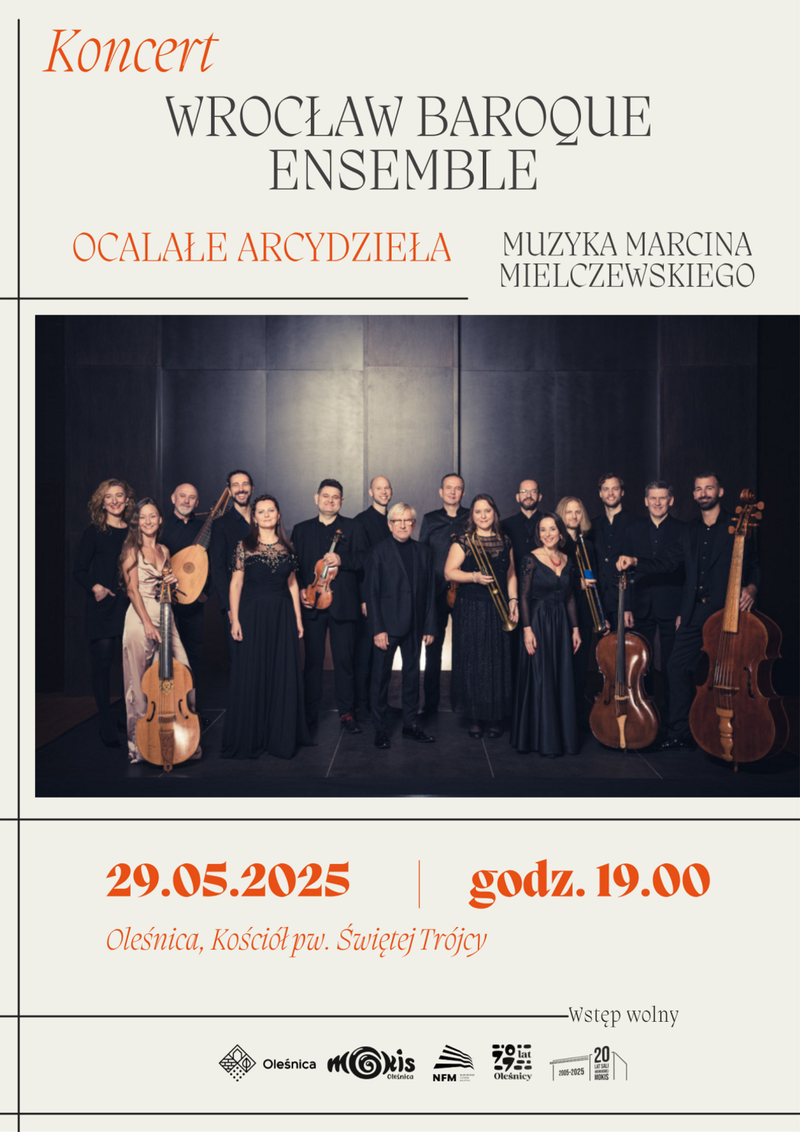Koncert Wrocław Baroque Ensemble w Oleśnicy