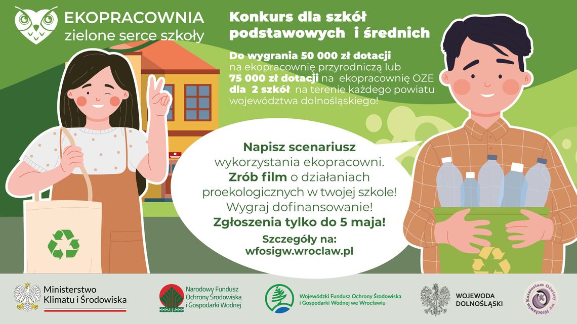 Konkurs: ekopracownia - zielone serce szkoły