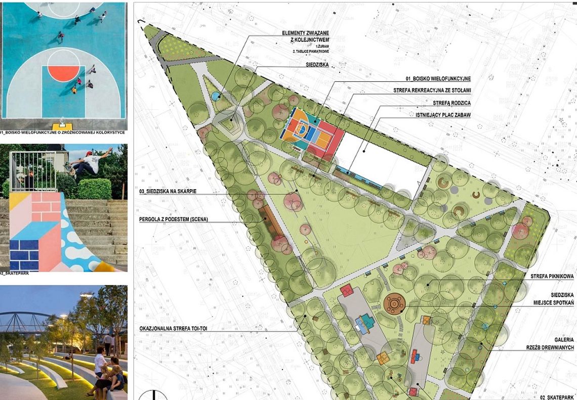 Konsultacje społeczne w sprawie zagospodarowania i przebudowy terenów w Parku Kolejarzy