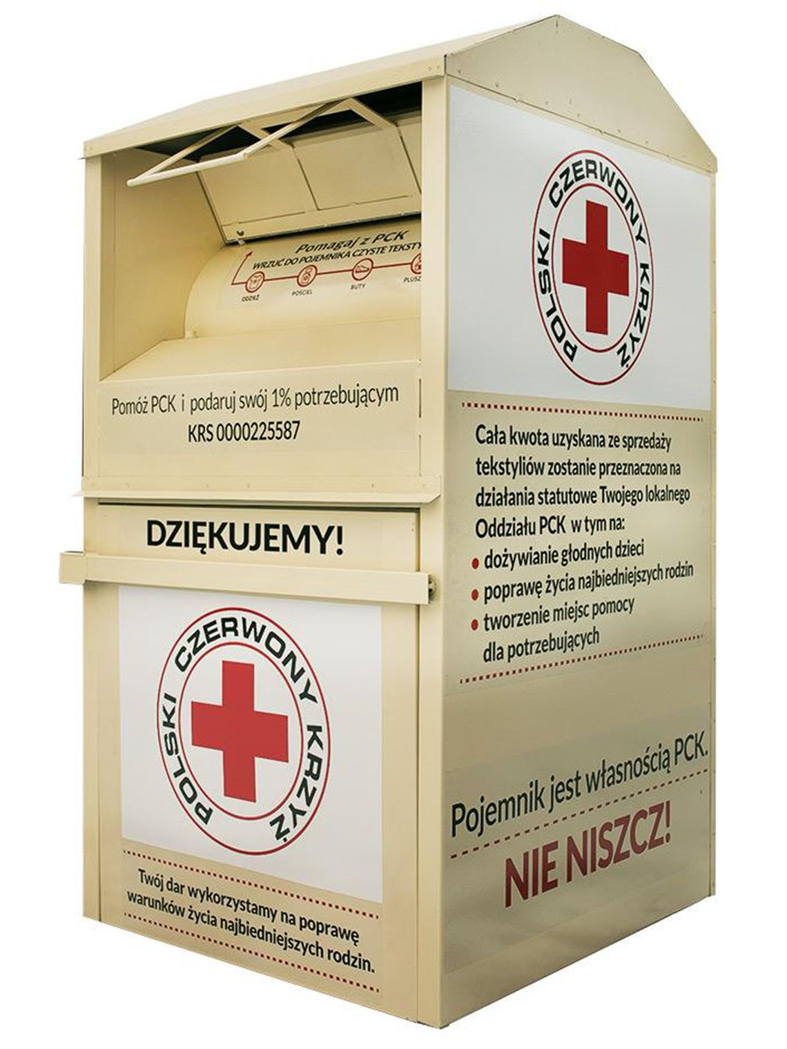 Kontenery PCK na odzież znikną