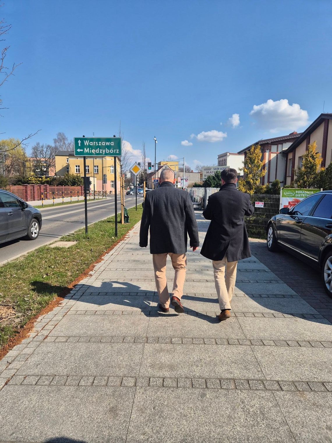 Kontrola przebudowy „serca miasta” w Sycowie – radny i wiceburmistrz na miejscu