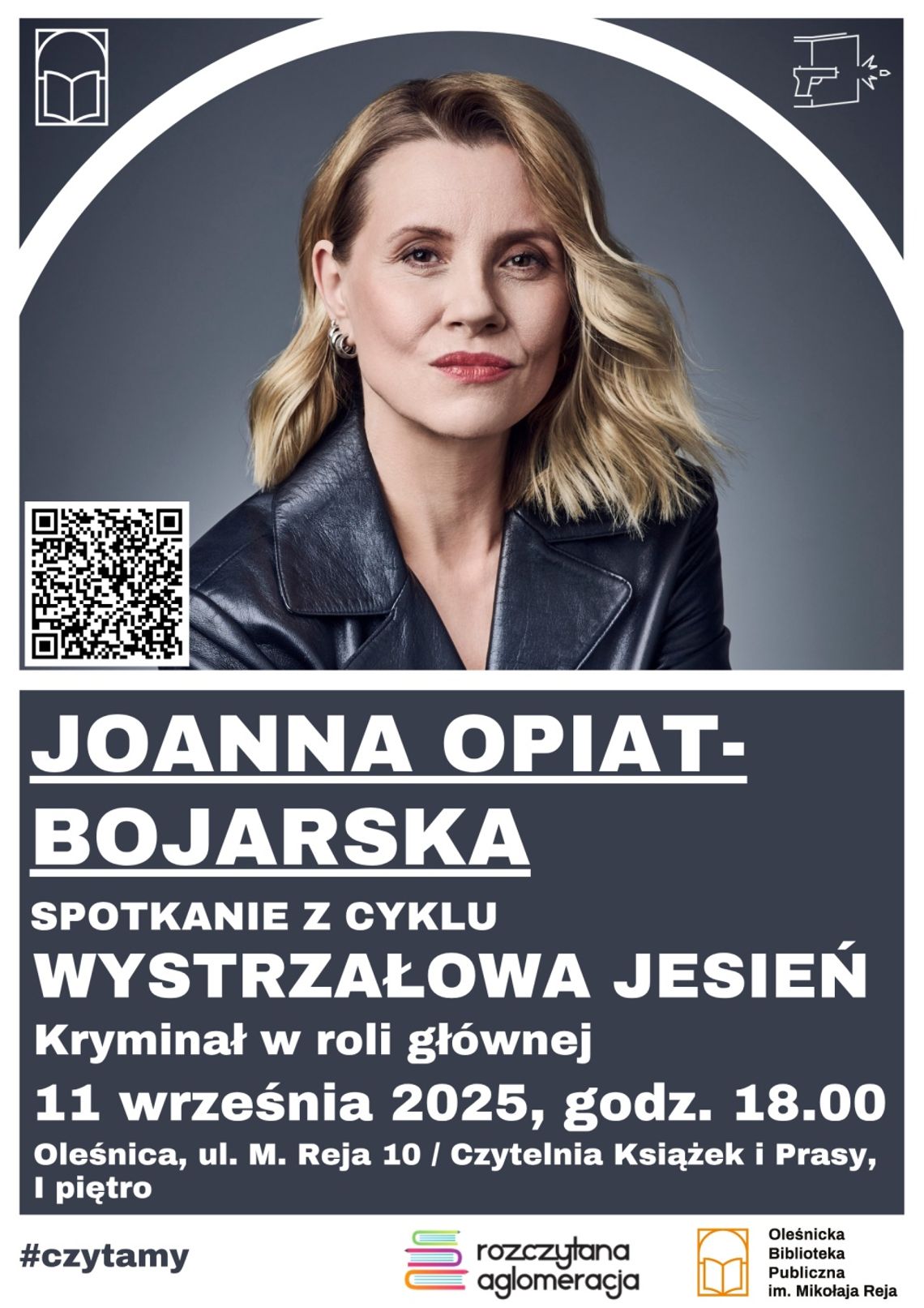 "Kryminalne" spotkanie z Joanną Opiat-Bojarską