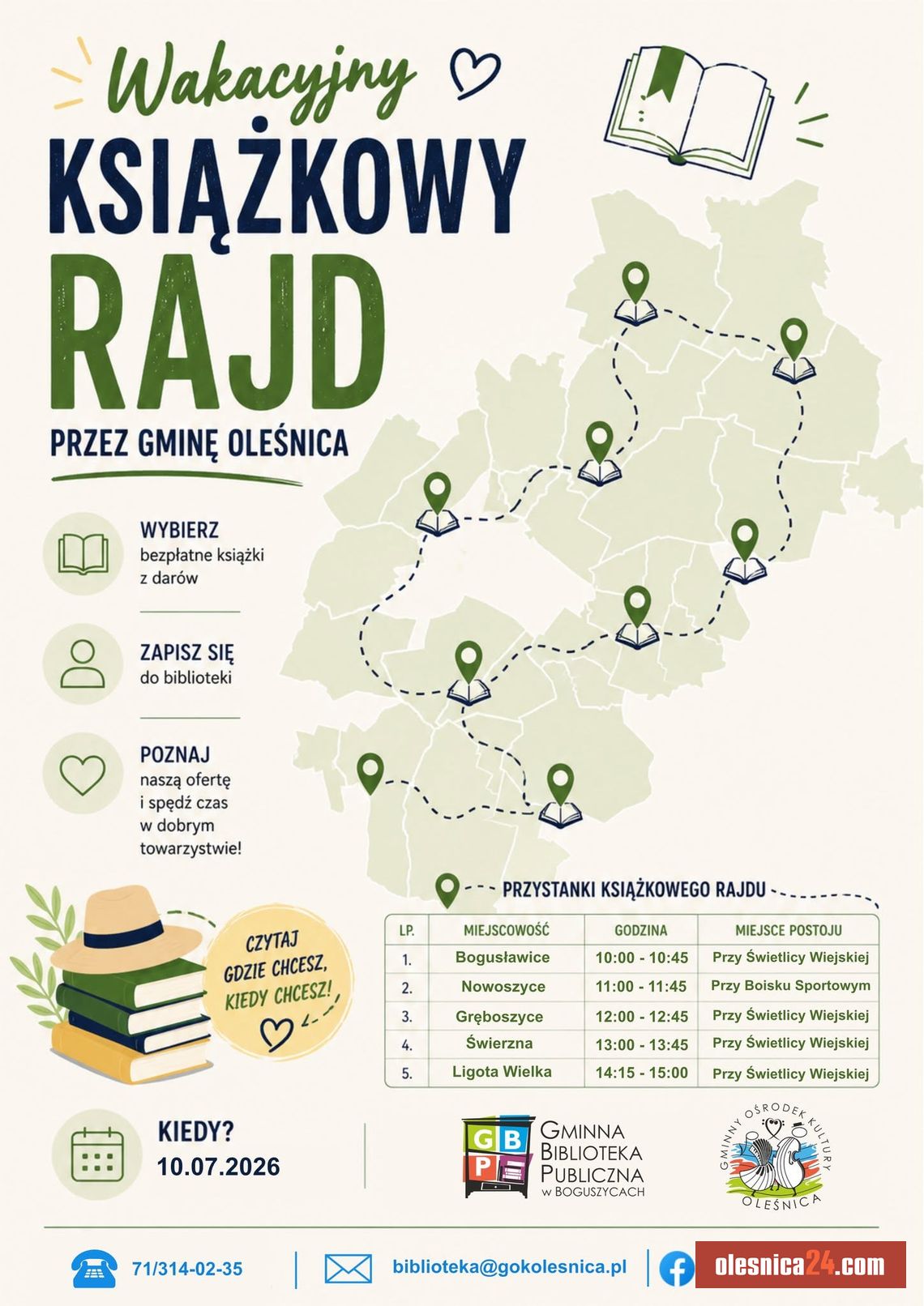 Książkowy Rajd rusza dalej! Książkowy Rajd rusza dalej!