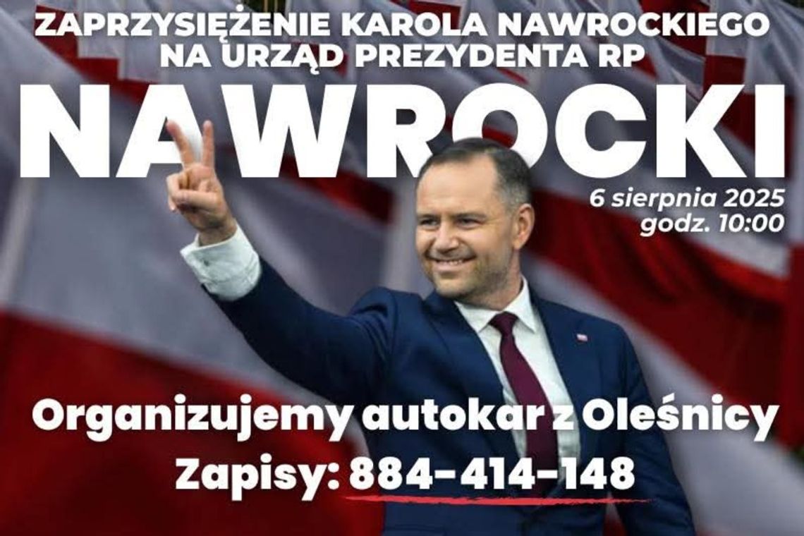 Kto pojedzie na zaprzysiężenie Nawrockiego?
