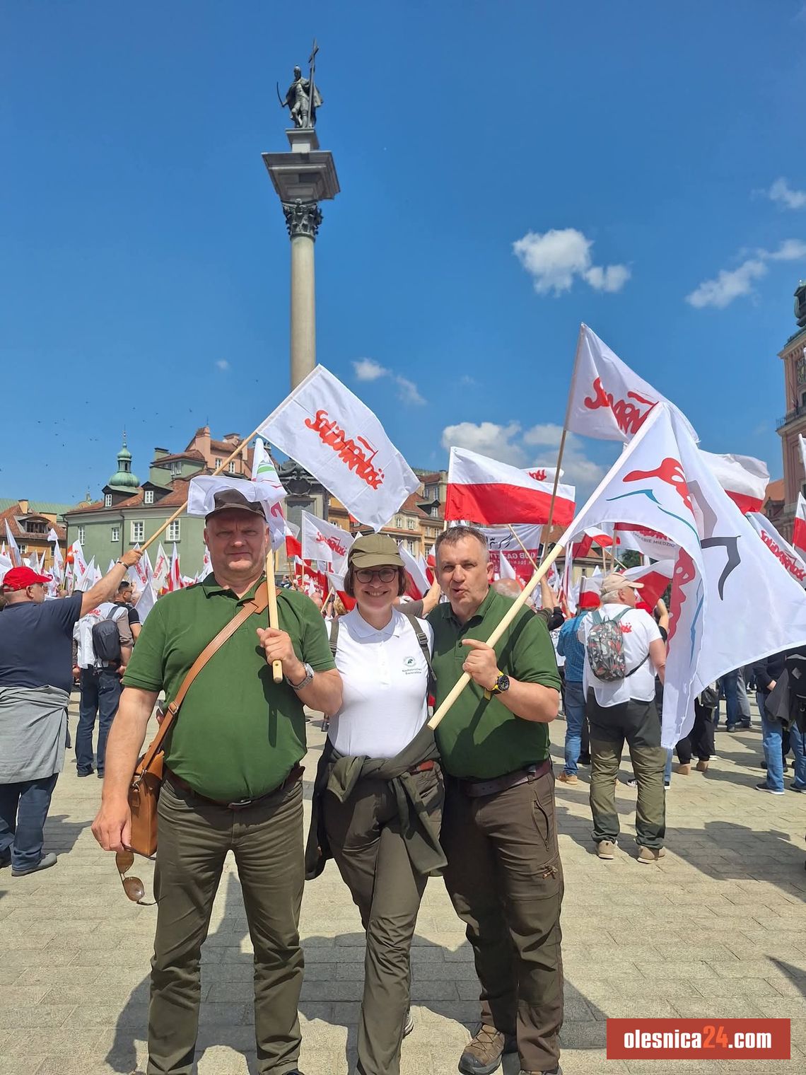 Leśnicy z Oleśnicy ruszyli do Warszawy. „Tylko jedność daje realną siłę”