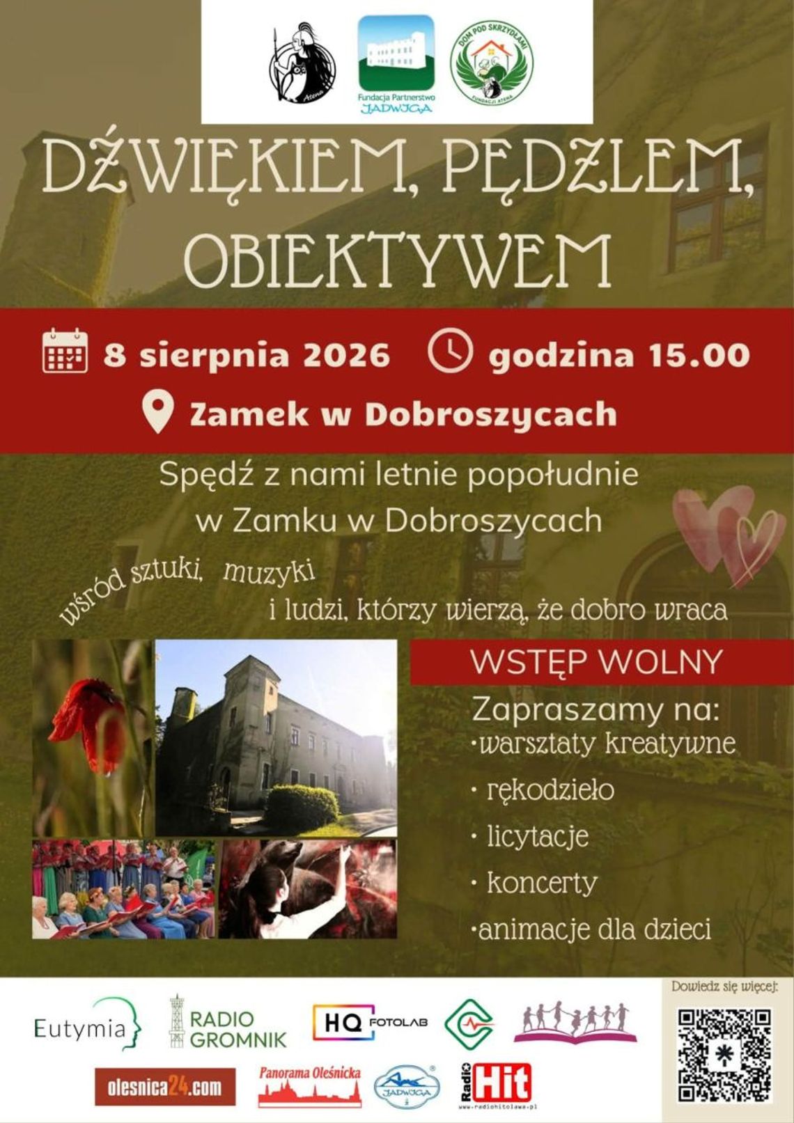 Letnie popołudnie pod hasłem „Dźwiękiem, pędzlem, obiektywem”