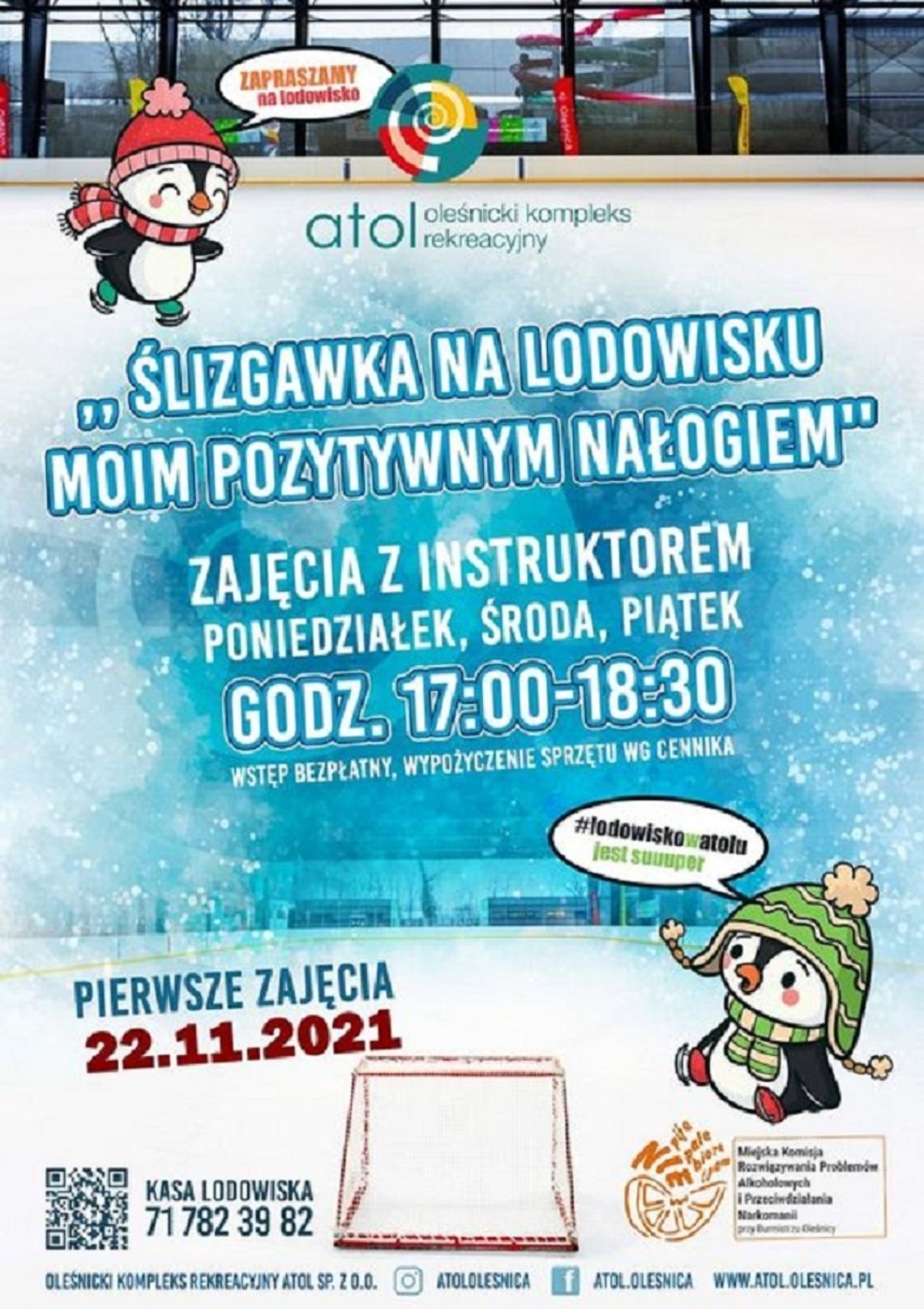 Lodowisko w Oleśnicy ma działać dzisiaj od godziny 14