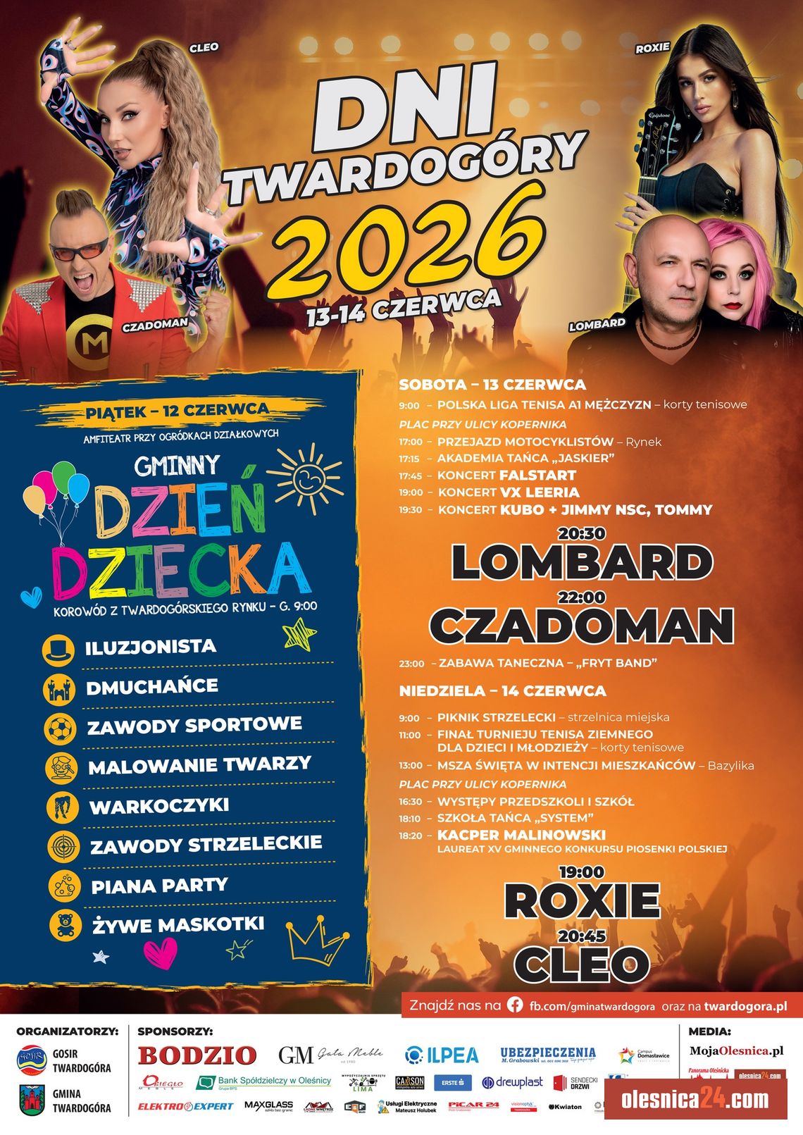 Lombard, Roxie Węgiel i Cleo odpalą Twardogórę Lombard, Roxie Węgiel i Cleo odpalą Twardogórę