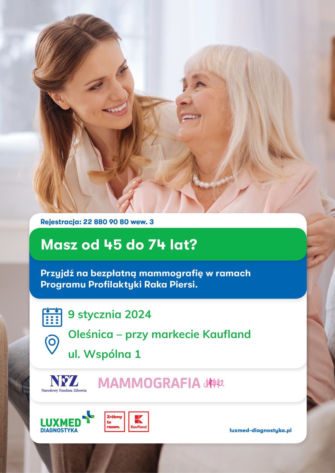 Lux Med zaprasza do mobilnej pracowni mammograficznej