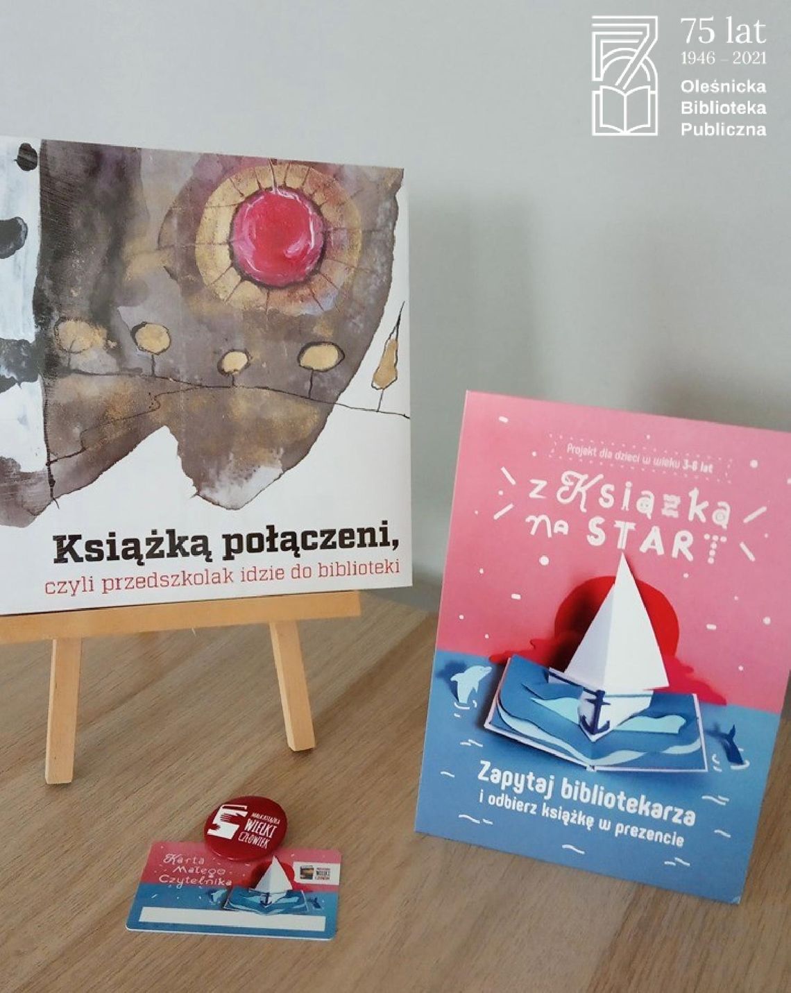 Mała książka, wielki człowiek - ogólnopolska kampania w Oleśnicy