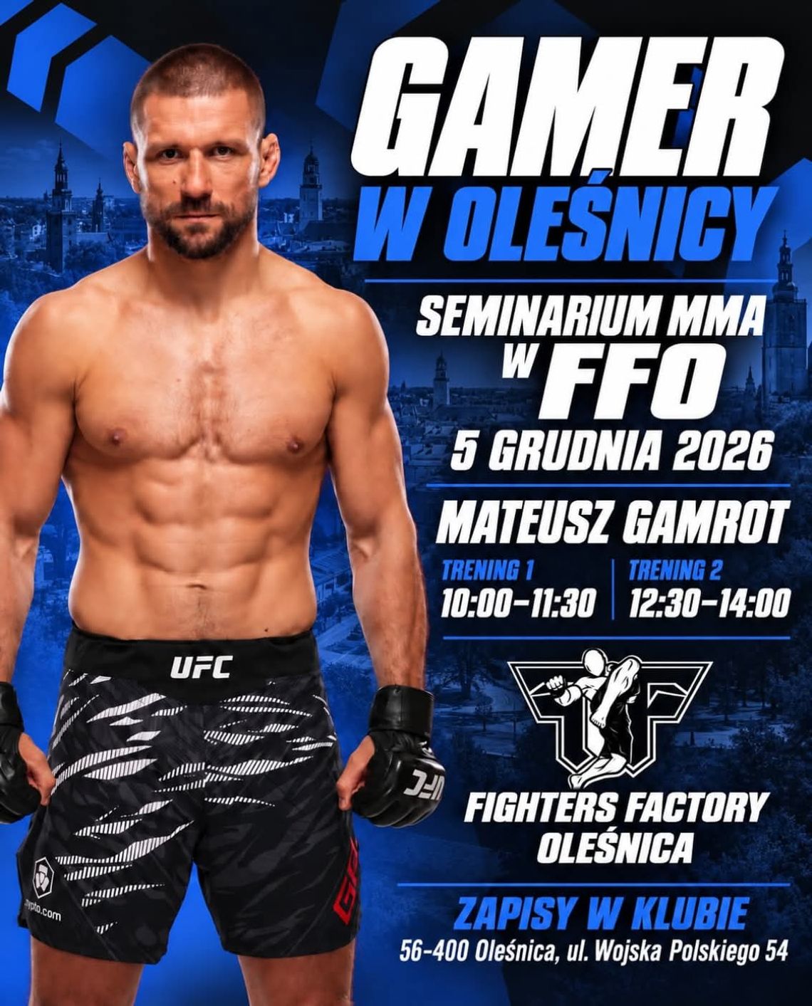 Mateusz Gamrot przyjeżdża do Oleśnicy Mateusz Gamrot przyjeżdża do Oleśnicy