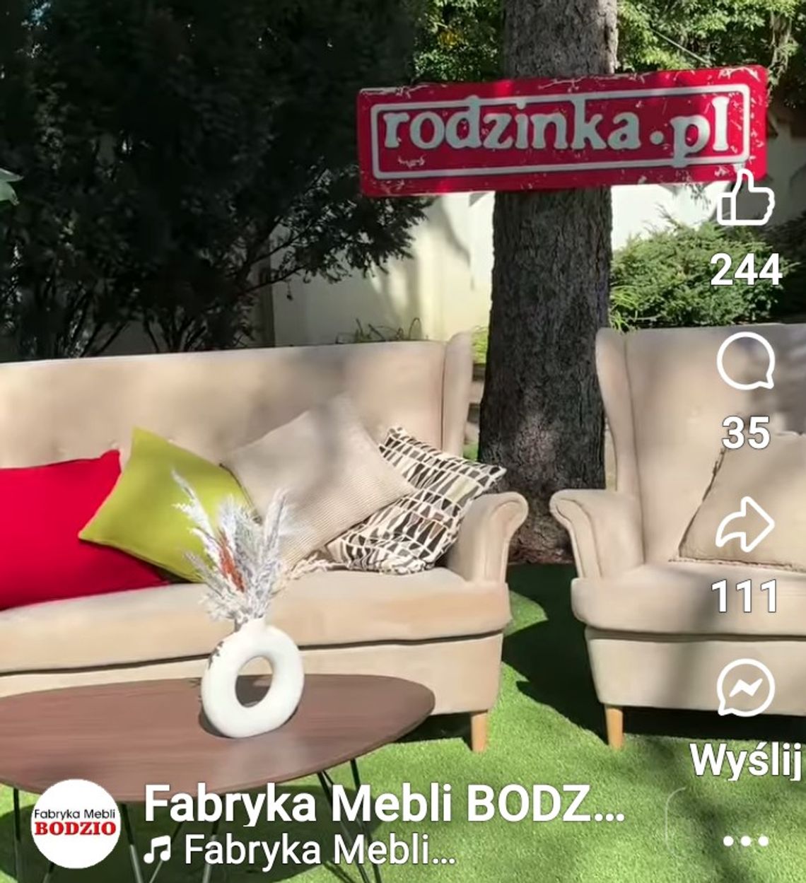 Meble Bodzio w serialu "Rodzinka"