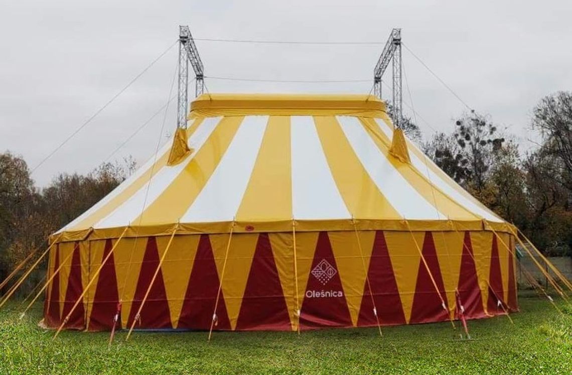 Miasto Oleśnica kupiło namiot cyrkowy