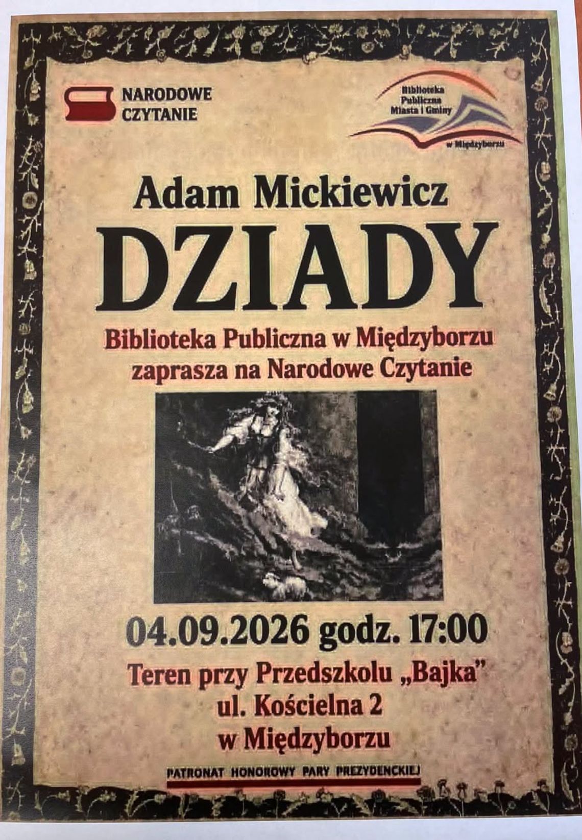 Mickiewicz w Międzyborzu. Niezwykły wieczór z „Dziadami” pod gołym niebem Mickiewicz w Międzyborzu. Niezwykły wieczór z „Dziadami” pod gołym niebem