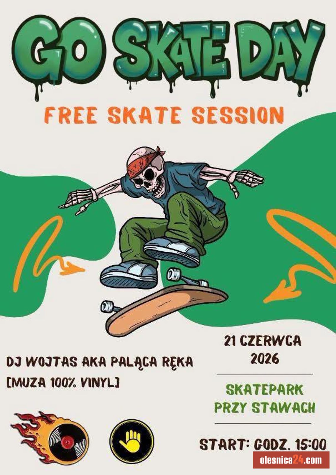 Międzynarodowy Dzień Deskorolki w Oleśnicy. Skatepark zaprasza na wspólną jazd Międzynarodowy Dzień Deskorolki w Oleśnicy. Skatepark zaprasza na wspólną jazd