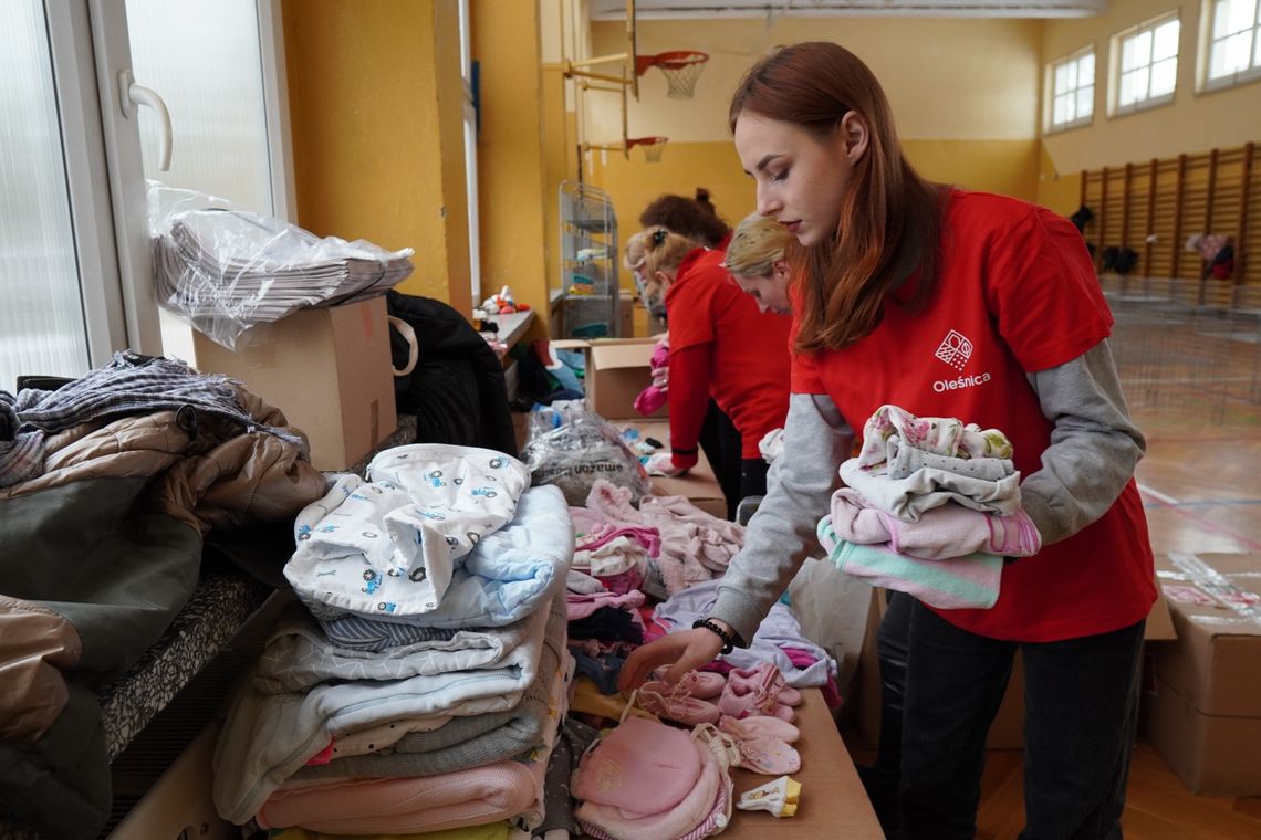 Miejski punkt zbiórki darów dla uchodźców w Oleśnicy zmienia lokalizację! 