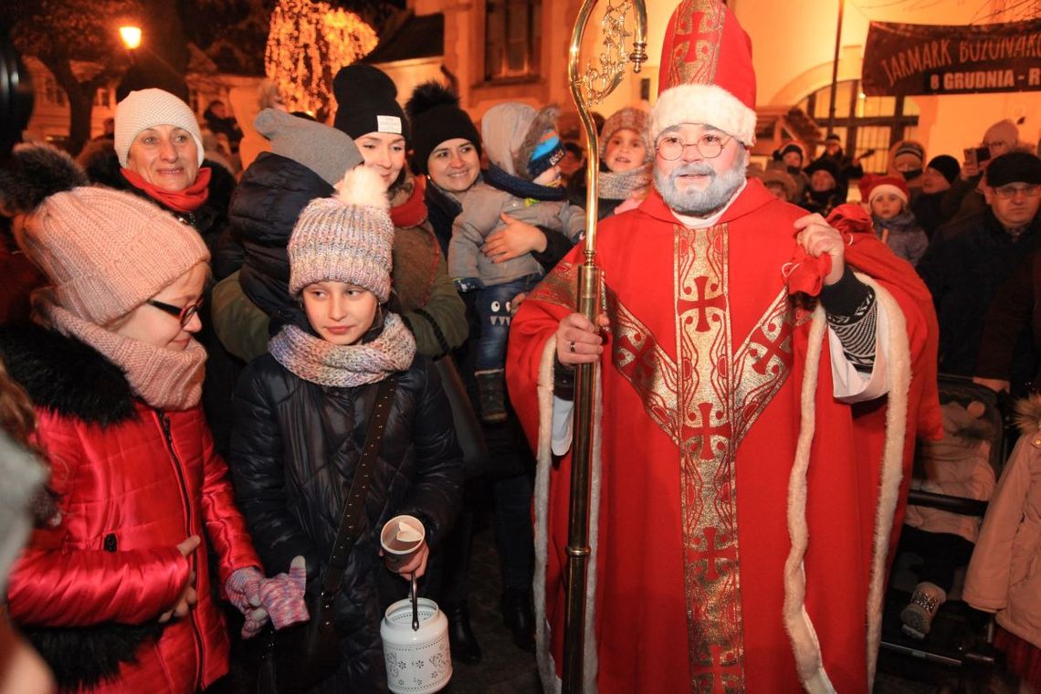 Mikołaj na twardogórskim Rynku 