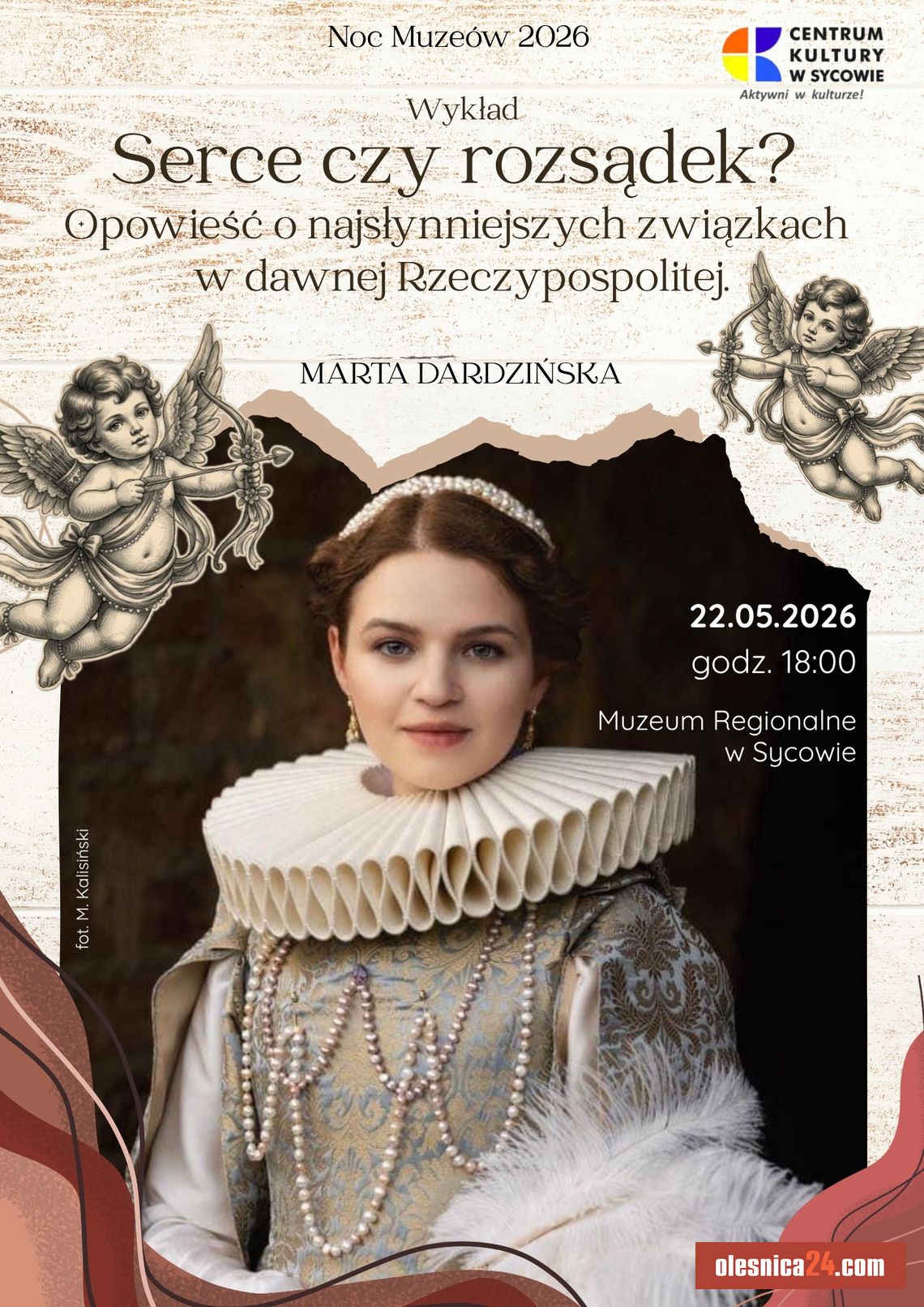 Miłość, romanse i tajemnice dawnych dworów! Niezwykła Noc Muzeów w Sycowie