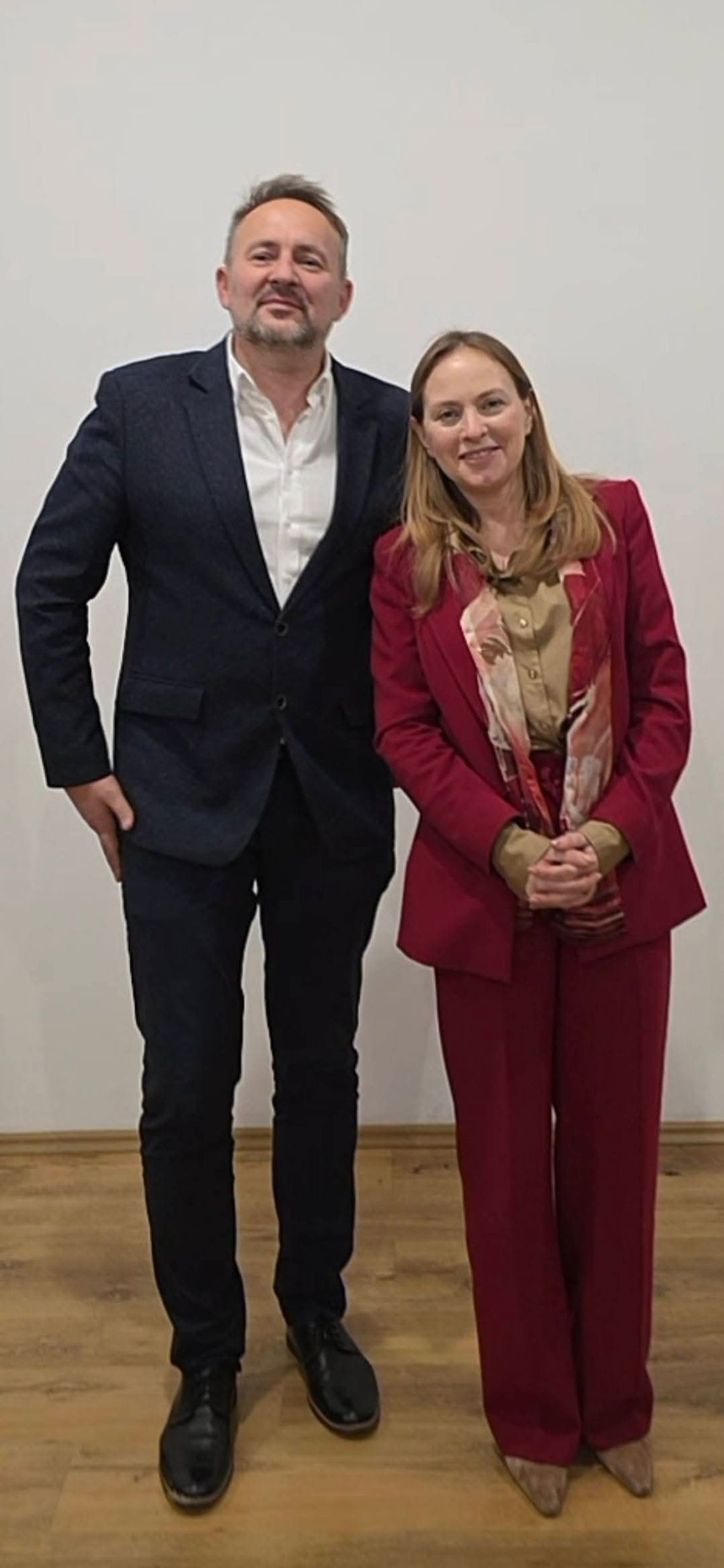 Mirosław Płaczkowski na spotkaniach z minister i wojewodą Mirosław Płaczkowski na spotkaniach z minister i wojewodą