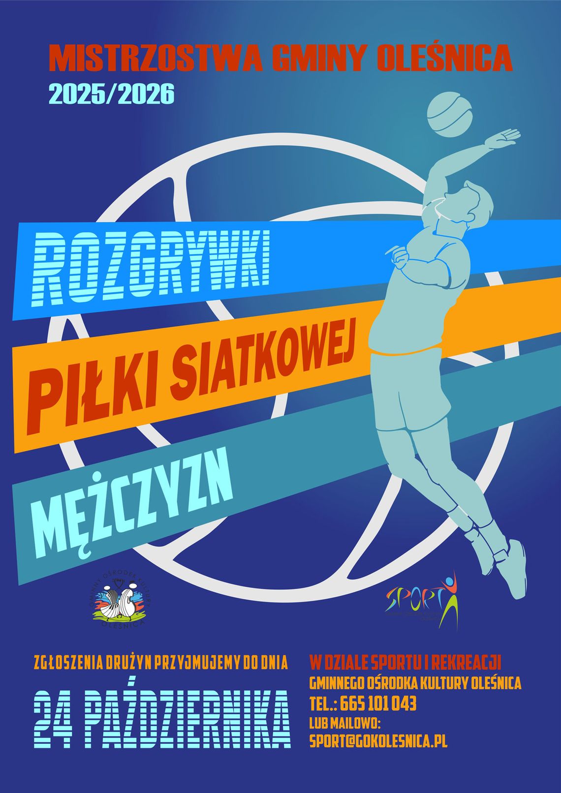 Mistrzostwa gminy Oleśnica w piłce siatkowej mężczyzn