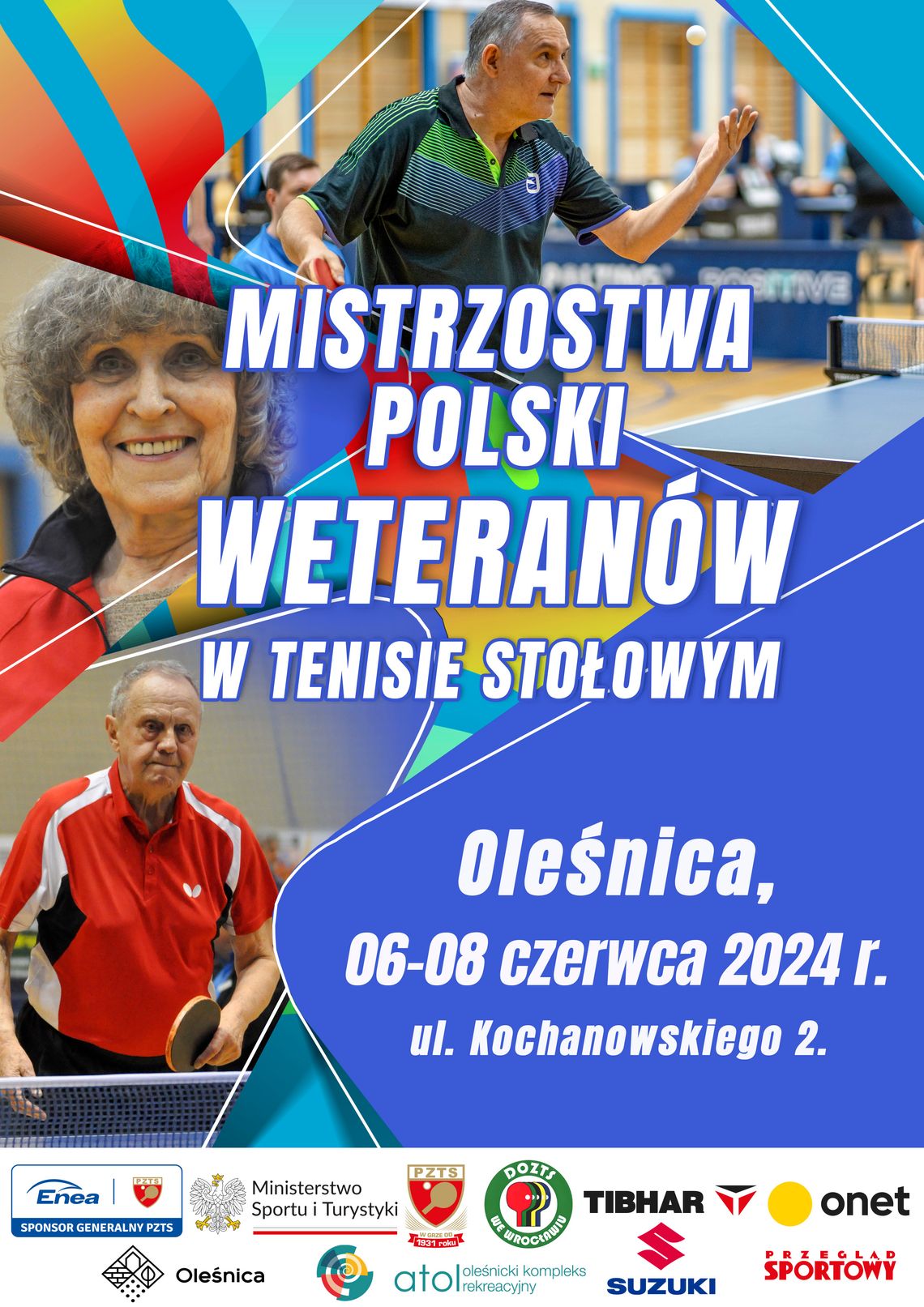 Mistrzostwa Polski Weteranów w tenisie stołowym w Oleśnicy