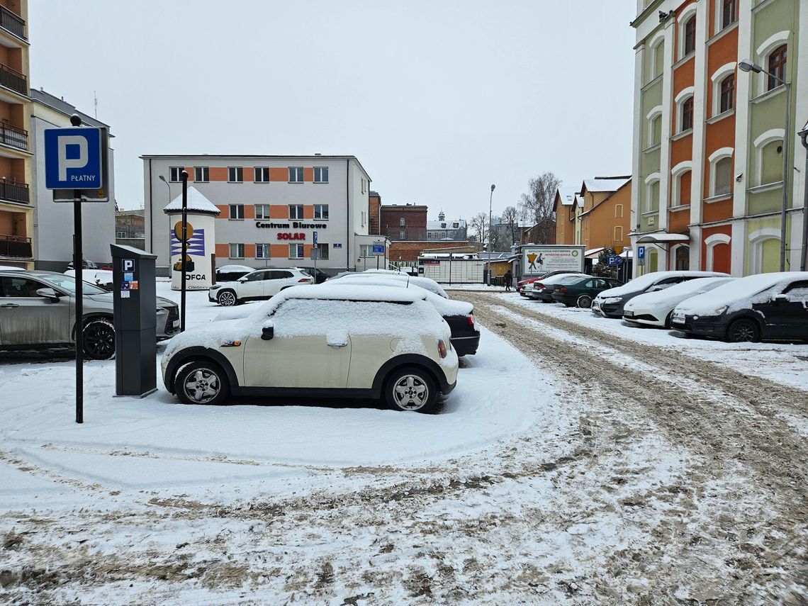Mokry śnieg sparaliżował ruch w Oleśnicy i okolicach